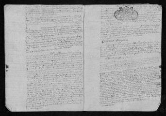 9 vues  - Registre paroissial. Baptêmes, mariages, sépultures (février-décembre 1710) (ouvre la visionneuse)