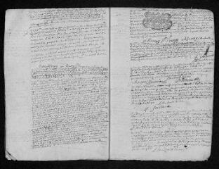 8 vues  - Registre paroissial. Baptêmes, mariages, sépultures (1716) - Baptême (janvier 1717) (ouvre la visionneuse)