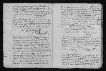 15 vues  - Registre paroissial. Baptêmes, mariages, sépultures (février-décembre 1745) (ouvre la visionneuse)