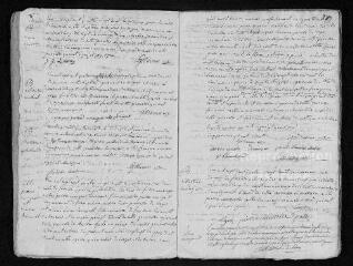 17 vues Registre paroissial. Baptêmes, mariages, sépultures (1788) - Baptêmes, sépultures (1789)