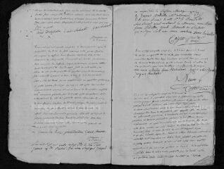55 vues  - Registre paroissial. Baptêmes, mariages, sépultures (1790-avril 1791) (ouvre la visionneuse)