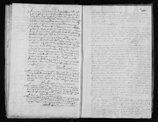 47 vues  - Registre paroissial. Baptêmes, mariages, sépultures (novembre 1691-mars 1693) (ouvre la visionneuse)