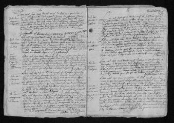 11 vues  - Registre paroissial. Baptêmes, mariages, sépultures (octobre 1738-janvier 1742) (ouvre la visionneuse)