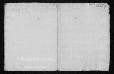 5 vues  - Registre paroissial. Baptêmes, mariages, sépultures (1744) - Sépulture (janvier 1745) (ouvre la visionneuse)