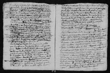 11 vues  - Registre paroissial. Baptêmes, mariages, sépultures (mars-décembre 1738) - Sépulture (janvier 1739) (ouvre la visionneuse)