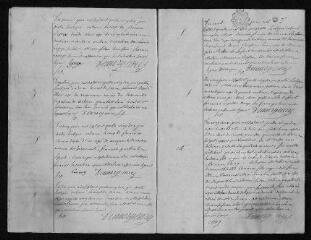 10 vues  - Registre paroissial. Baptêmes, mariages, sépultures (1790-avril 1791) (ouvre la visionneuse)