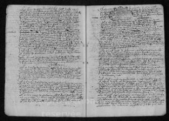 11 vues  - Registre paroissial. Baptêmes (décembre 1711) - Baptêmes, mariages, sépultures (1712) (ouvre la visionneuse)