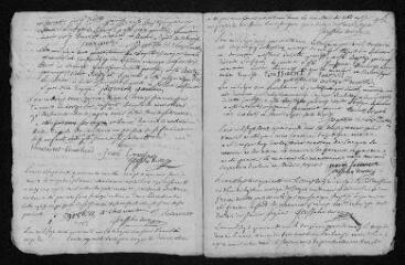 11 vues  - Registre paroissial. Baptêmes, mariages, sépultures (1741) - Sépulture (janvier 1742) (ouvre la visionneuse)