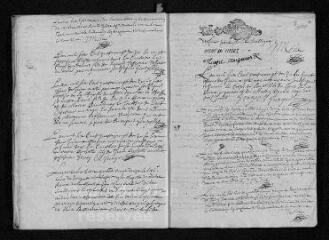 14 vues  - Registre paroissial.Baptêmes, mariages, sépultures (février 1692-avril 1693) (ouvre la visionneuse)