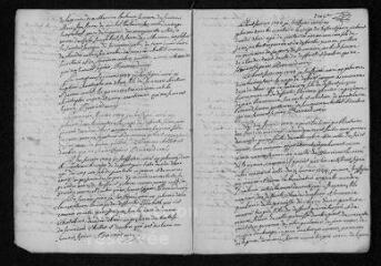 17 vues  - Registre paroissial. Baptêmes, mariages, sépultures (1744) - Mariage (janvier 1745) (ouvre la visionneuse)