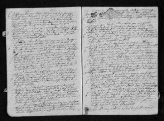 14 vues  - Registre paroissial. Baptêmes, mariages, sépultures (1695-janvier 1696) (ouvre la visionneuse)