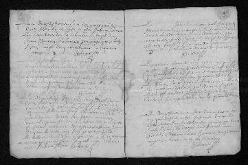 9 vues  - Registre paroissial. Baptêmes, mariages, sépultures (1672) - Baptême (janvier 1673) (ouvre la visionneuse)