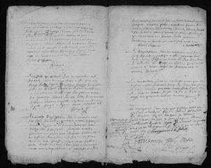 7 vues  - Registre paroissial. Baptêmes, mariages, sépultures (février 1674-février 1675) (ouvre la visionneuse)