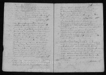 7 vues  - Registre paroissial. Baptêmes, mariages, sépultures (1714) - Baptême (janvier 1715) (ouvre la visionneuse)