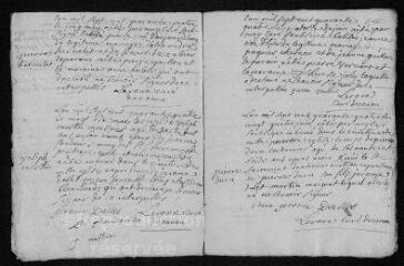 8 vues  - Registre paroissial. Baptêmes, mariages, sépultures (1744) - Baptême (janvier 1745) (ouvre la visionneuse)