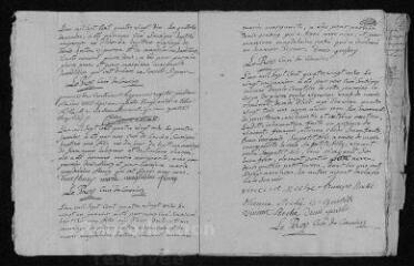 11 vues  - Registre paroissial. Baptêmes, sépultures (1790) - Baptêmes, mariages, sépultures (1791) (ouvre la visionneuse)