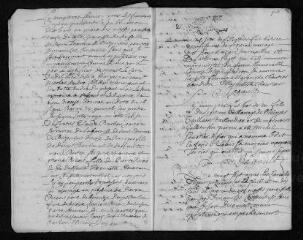 24 vues  - Registre paroissial. Baptêmes, mariages, sépultures (1696-juin 1697) (ouvre la visionneuse)