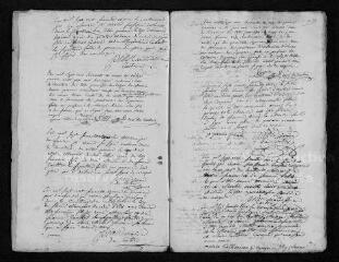 23 vues  - Registre paroissial.Mariage (décembre 1770) - Baptêmes, mariages, sépultures (1771) (ouvre la visionneuse)