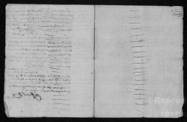 5 vues  - Registre paroissial. Sépultures (février 1764-janvier 1765) (ouvre la visionneuse)
