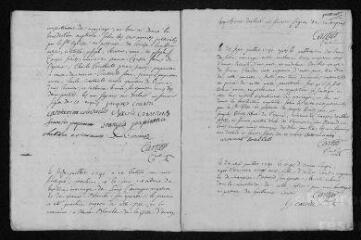 8 vues  - Registre paroissial.Baptêmes, mariages, sépultures (février-décembre 1741) (ouvre la visionneuse)
