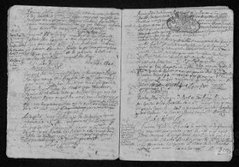 16 vues  - Registre paroissial.Baptêmes, mariages, sépultures (1709-1710) - Baptêmes, sépultures (janvier 1711) (ouvre la visionneuse)