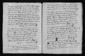 18 vues  - Registre paroissial.Baptêmes, mariages, sépultures (1744) - Baptêmes, sépultures (janvier 1745) (ouvre la visionneuse)