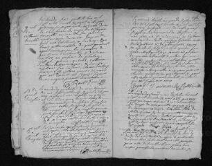 7 vues  - Registre paroissial.Baptêmes, mariages, sépultures (1739) - Sépultures (janvier-février 1740) (ouvre la visionneuse)