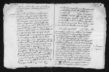 13 vues Registre paroissial. Baptêmes, sépultures (novembre-décembre 1740) - Baptêmes, mariages, sépultures (janvier-juillet 1741)