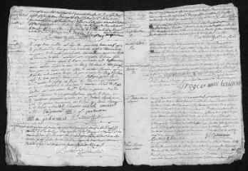 13 vues  - Registre paroissial. Baptêmes, mariages, sépultures (février-décembre 1749) (ouvre la visionneuse)