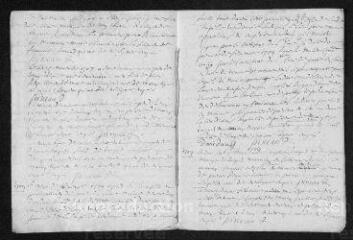 7 vues  - Registre paroissial. Baptêmes, mariages, sépultures (1708-avril 1709) (ouvre la visionneuse)