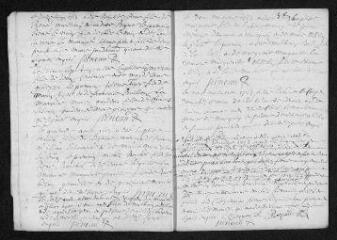 7 vues  - Registre paroissial. Baptêmes, mariages, sépultures (février-décembre 1713) (ouvre la visionneuse)