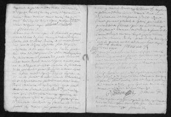 5 vues  - Registre paroissial. Sépultures (décembre 1715) - Baptêmes, mariages, sépultures (1716) (ouvre la visionneuse)
