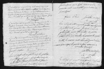 7 vues  - Registre paroissial. Baptêmes, mariages (1755) - Mariage (janvier 1756) (ouvre la visionneuse)
