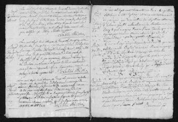 12 vues  - Registre paroissial. Baptêmes, mariages (1762) - Mariage (janvier 1763) (ouvre la visionneuse)