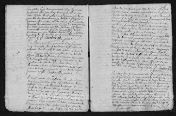 15 vues  - Registre paroissial. Baptêmes, mariages, sépultures (1746-février 1747) (ouvre la visionneuse)