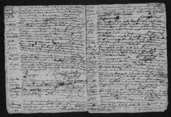 7 vues  - Registre paroissial. Baptêmes, mariages, sépultures (1744) - Baptêmes (janvier 1745) (ouvre la visionneuse)