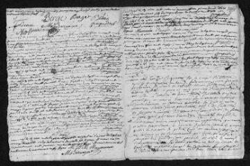 7 vues  - Registre paroissial. Baptêmes, mariages, sépultures (février-décembre 1756) (ouvre la visionneuse)