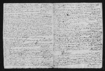 7 vues  - Registre paroissial. Baptêmes, mariages, sépultures (1758-février 1759) (ouvre la visionneuse)