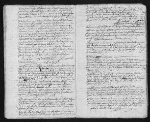 12 vues  - Registre paroissial. Baptêmes, mariages, sépultures (1765-février 1766) (ouvre la visionneuse)