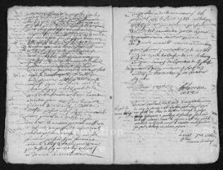 11 vues  - Registre paroissial. Baptêmes, mariages, sépultures (1739) - Baptêmes, sépultures (janvier 1740) (ouvre la visionneuse)