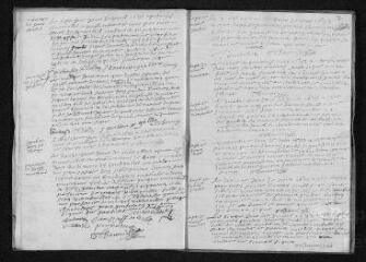 9 vues  - Registre paroissial. Baptêmes, mariages, sépultures (mars 1693-février 1694) (ouvre la visionneuse)