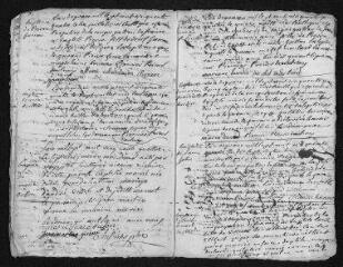 10 vues  - Registre paroissial. Baptêmes, mariages (février 1754-février 1755) (ouvre la visionneuse)