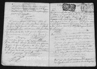 15 vues  - Registre paroissial. Baptêmes, mariages, sépultures (1704-janvier 1705) (ouvre la visionneuse)