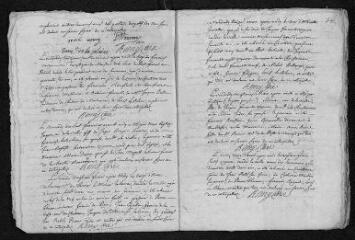16 vues  - Registre paroissial. Baptêmes, mariages, sépultures (1739-janvier 1740) (ouvre la visionneuse)