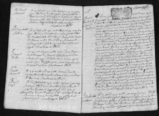 8 vues  - Registre paroissial. Baptêmes, mariages, sépultures (1701) - Baptêmes (janvier 1702) (ouvre la visionneuse)