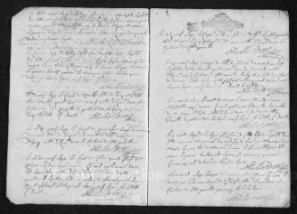12 vues  - Registre paroissial. Baptêmes, mariages, sépultures (février-décembre 1694) (ouvre la visionneuse)