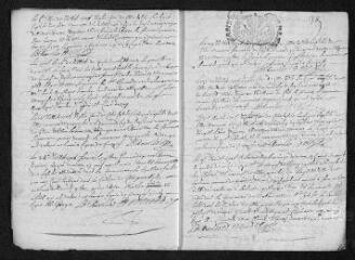 9 vues  - Registre paroissial. Baptêmes, mariages, sépultures (mars 1706-février 1707) (ouvre la visionneuse)