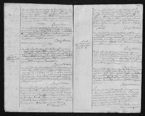 18 vues  - Registre paroissial. Baptêmes, mariages, sépultures (1784) - Sépulture (janvier 1785) (ouvre la visionneuse)