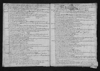 22 vues  - Registre paroissial.Baptêmes, mariages, sépultures (1672-février 1692) (ouvre la visionneuse)