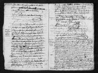21 vues  - Registre paroissial.Baptêmes, mariages, sépultures (1739) - Sépulture (janvier 1740) (ouvre la visionneuse)